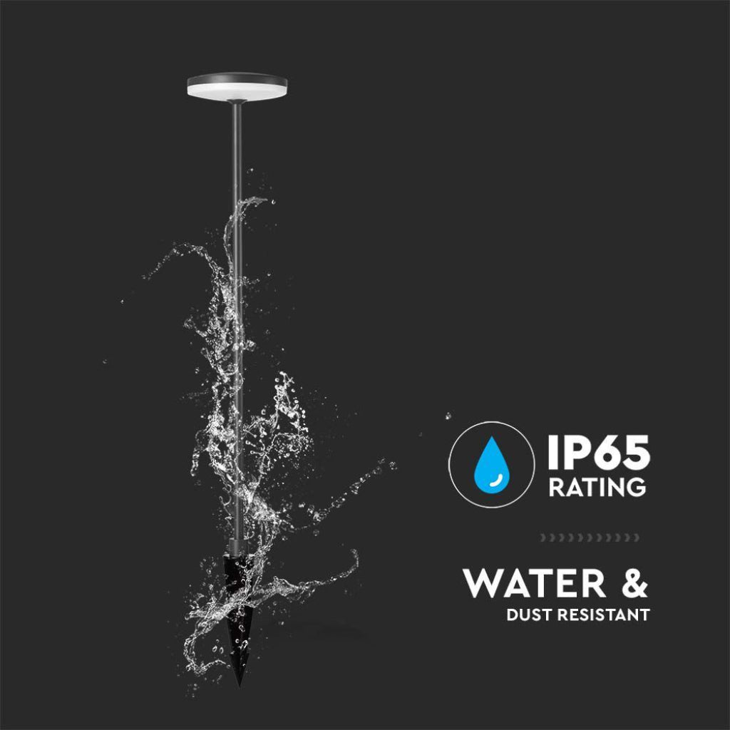 V-TAC Lampada LED da Giardino 12W con Picchetto a con Doppio Fissaggio a Terra Colore Antracite 4000K IP65 V-TAC Lampada LED da Giardino 12W con Picchetto a con Doppio Fissaggio a Terra Colore Antracite 4000K IP65